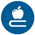 Private Education and Rebatable logo blue
